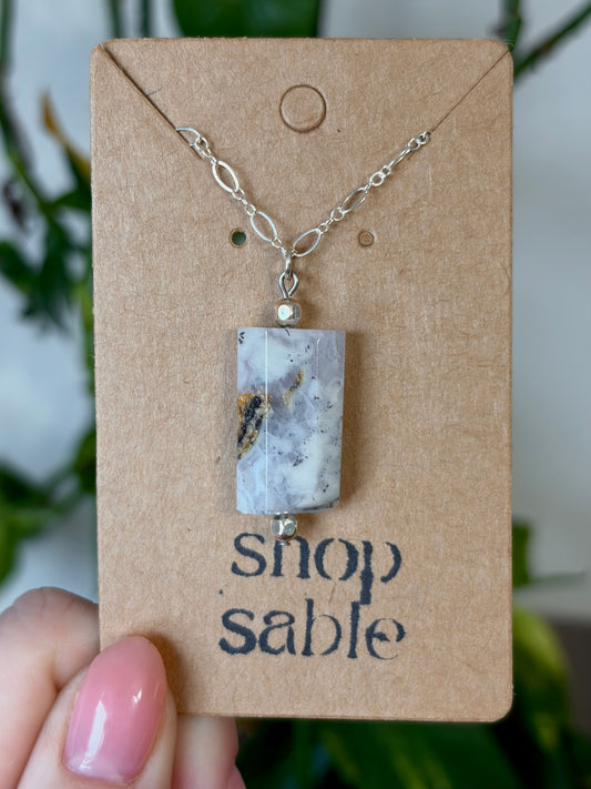 Dendritic Opal Necklace