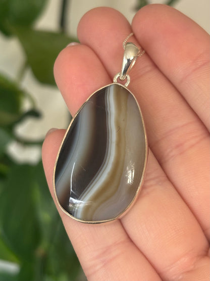 Banded Agate Necklace