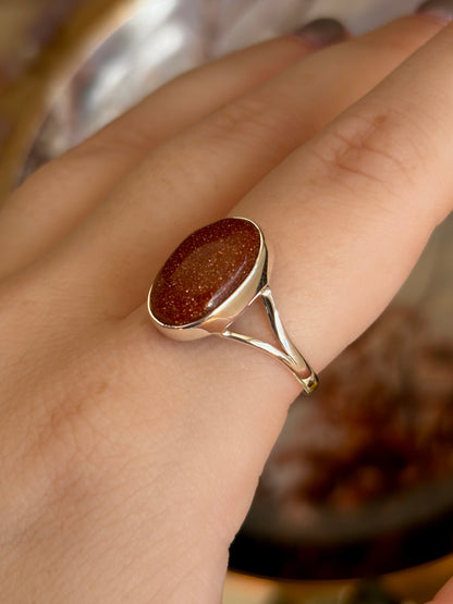 Sand Stone Ring - Size 9