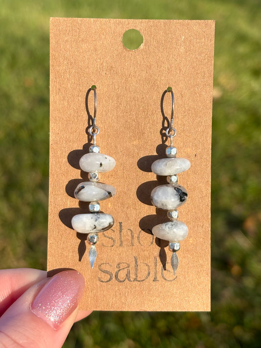 Chunky Moonstone Earrings