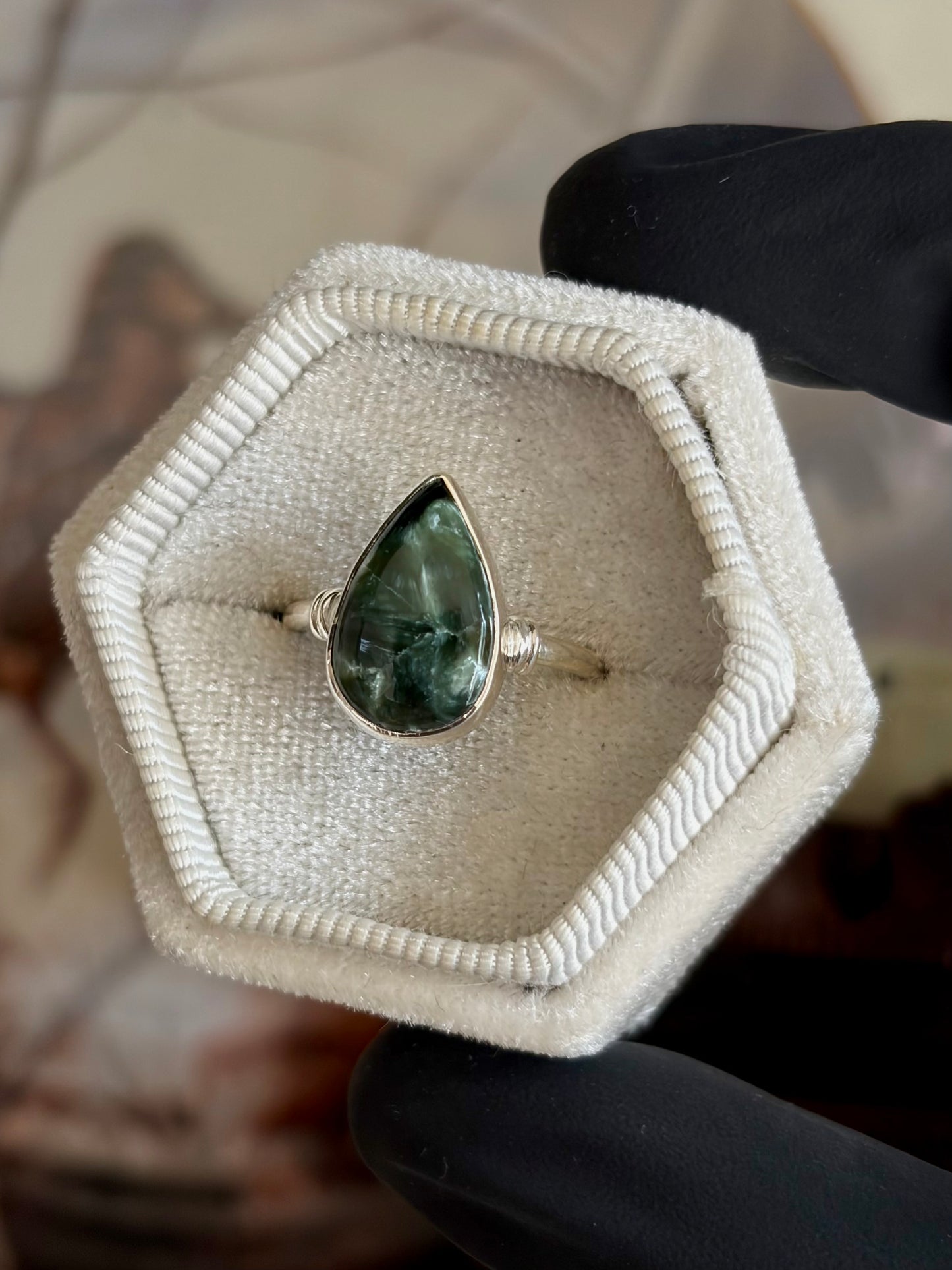 Seraphinite Ring - Size 6