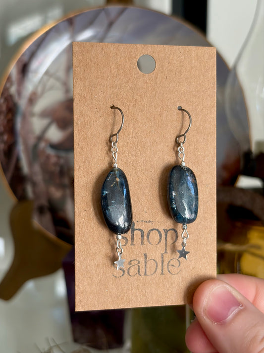 Kyanite Star Earrings