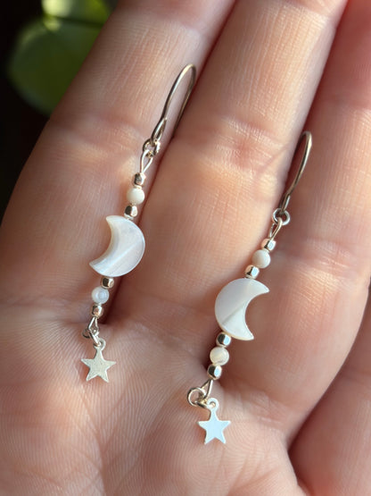Lucent Mother of Pearl Earrings