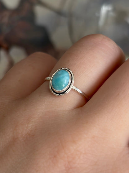 Larimar Ring - Size 7