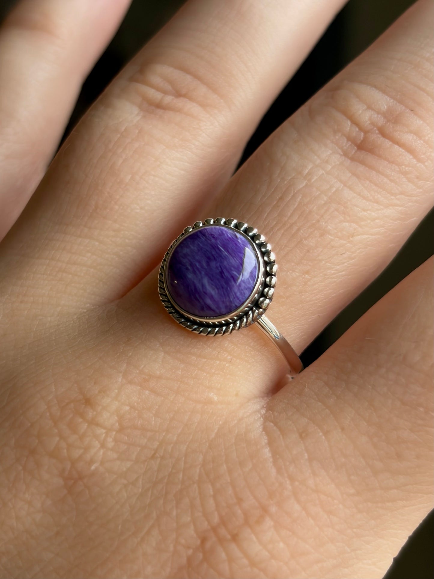 Charoite Ring - Size 9
