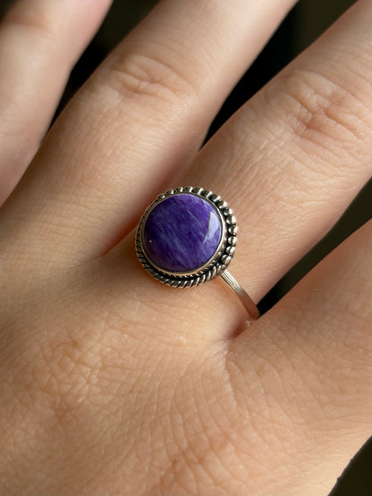 Charoite Ring - Size 9