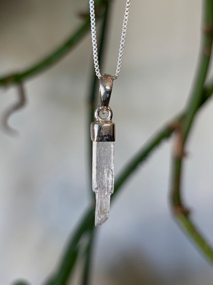 Kunzite Point Necklace
