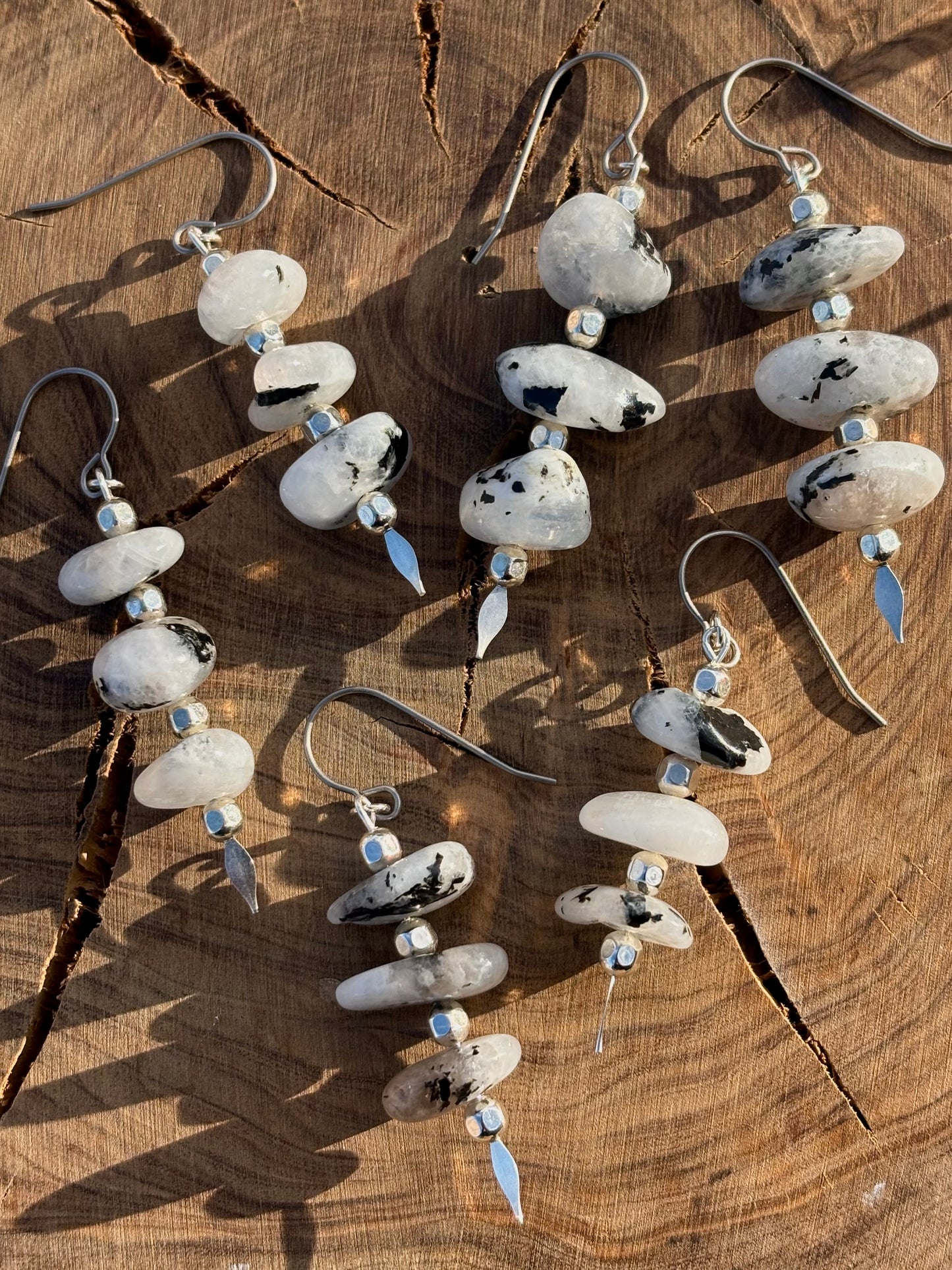 Chunky Moonstone Earrings