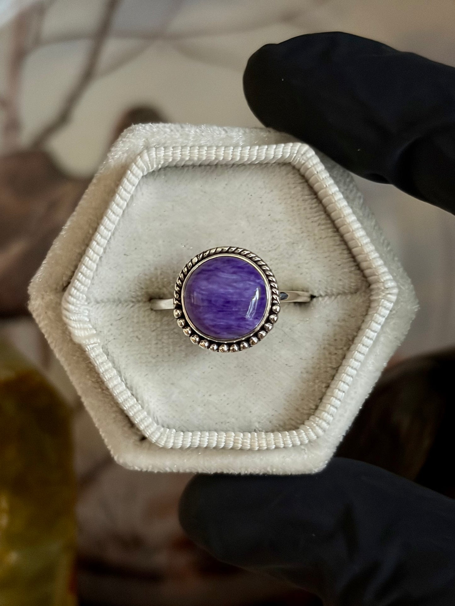 Charoite Ring - Size 9