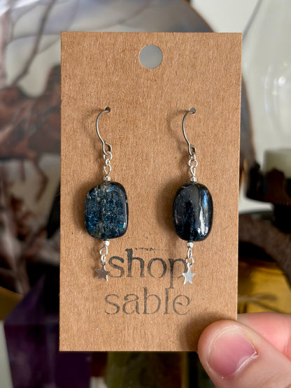 Kyanite Star Earrings