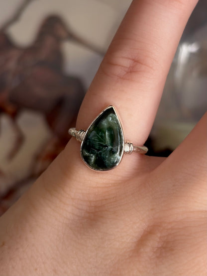 Seraphinite Ring - Size 6