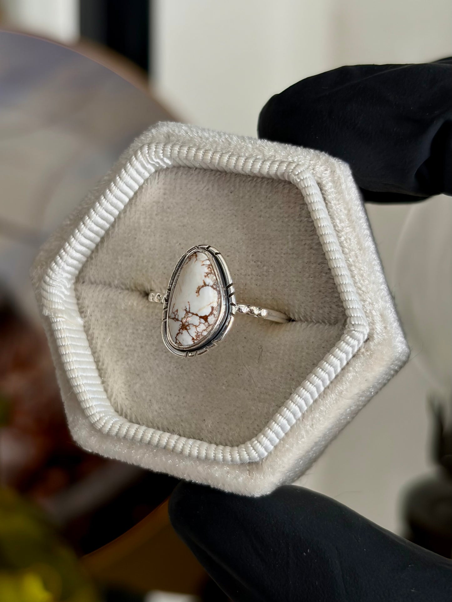 Wild Horse Magnesite Ring - Size 8
