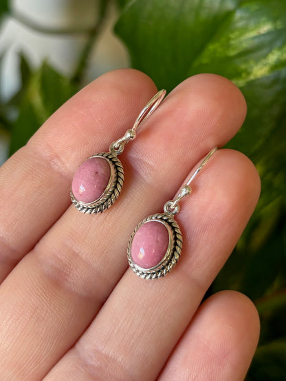 Pink Petalite Earrings