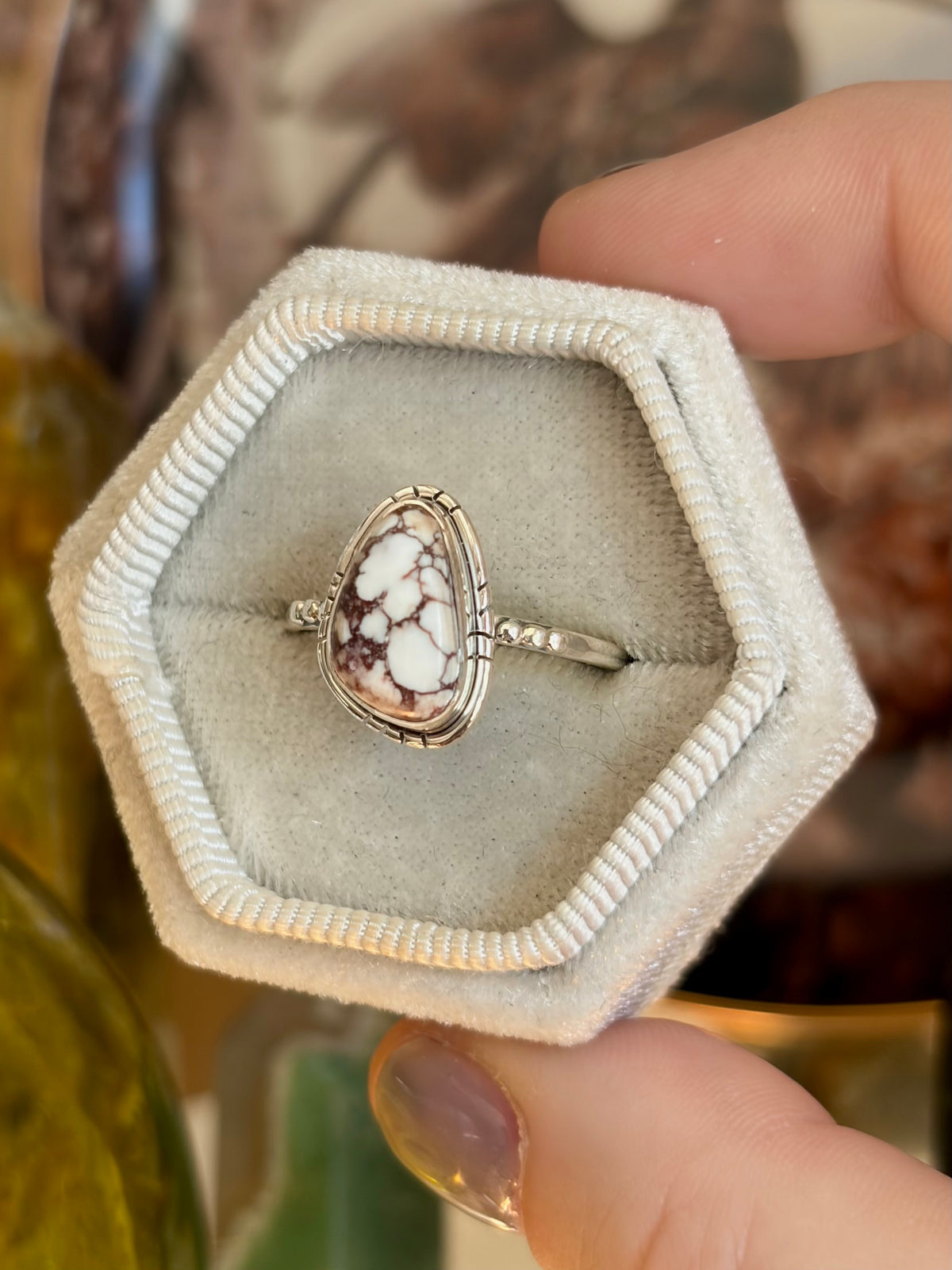Wild Horse Magnesite Ring - Size 10