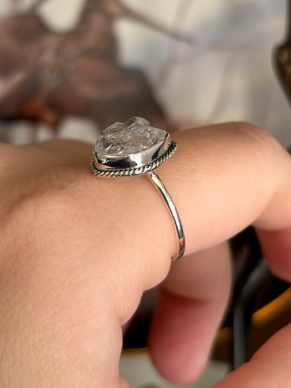 Herkimer Diamond Ring - Size 9