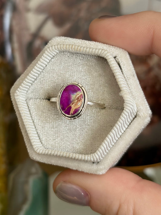 Purple Sea Sediment Ring - Size 8