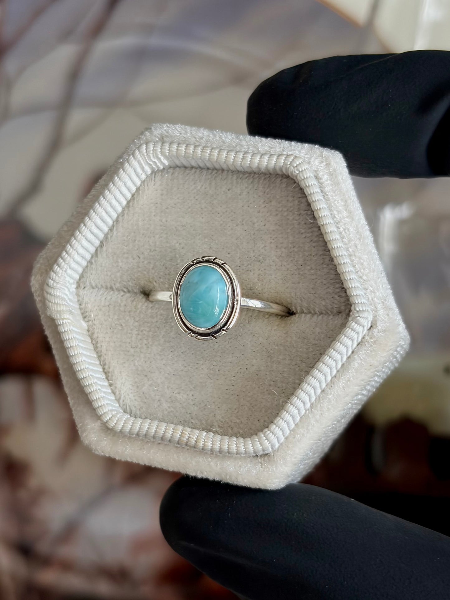 Larimar Ring - Size 7