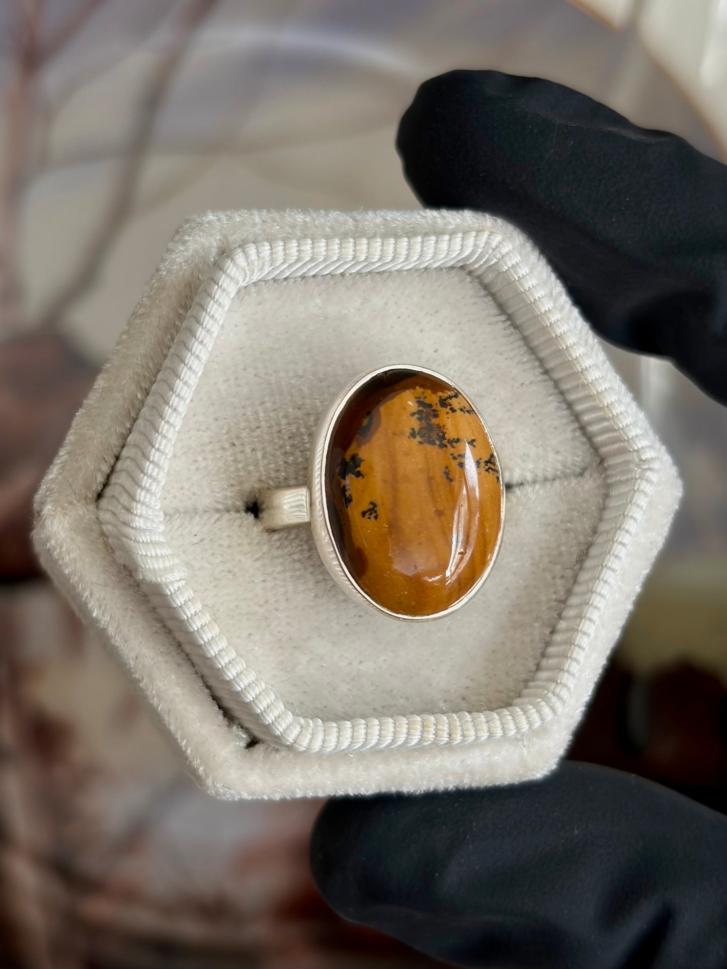 Picture Jasper Ring - Size 6