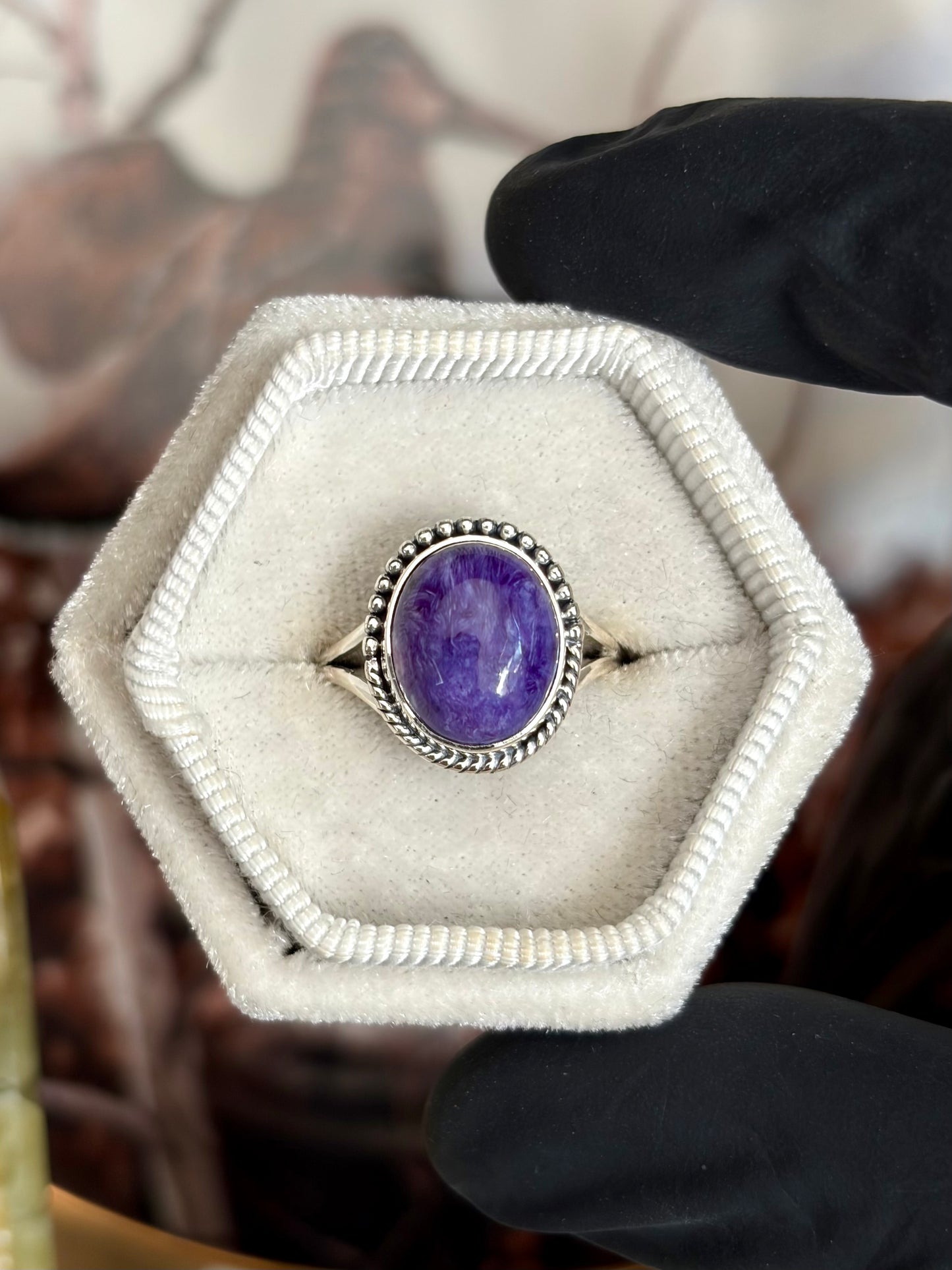 Charoite Ring - Size 7