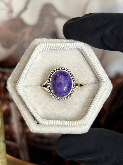 Charoite Ring - Size 7