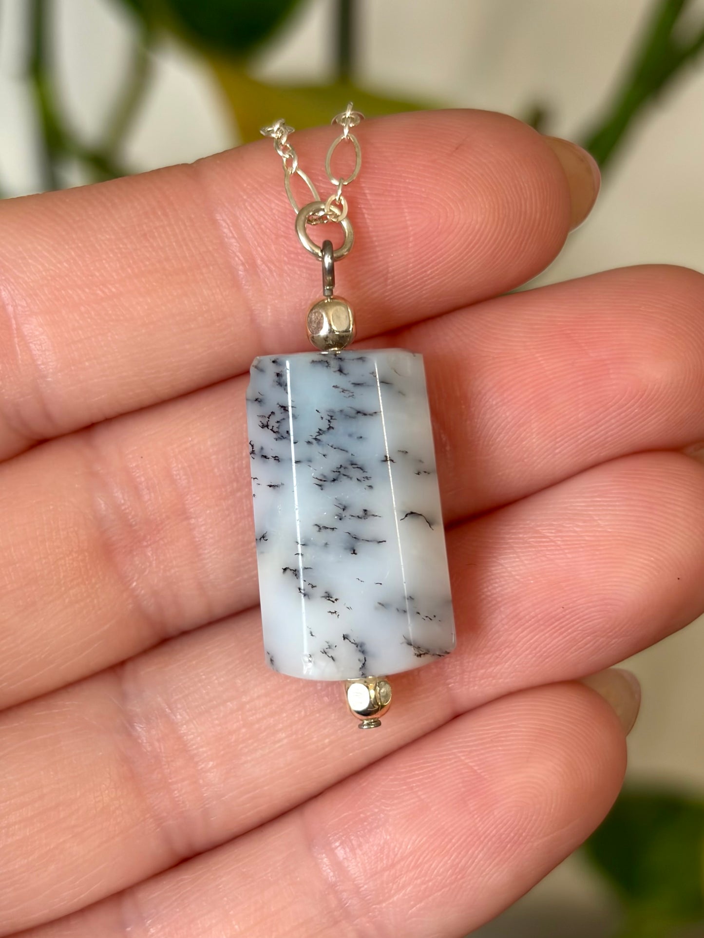 Dendritic Opal Necklace