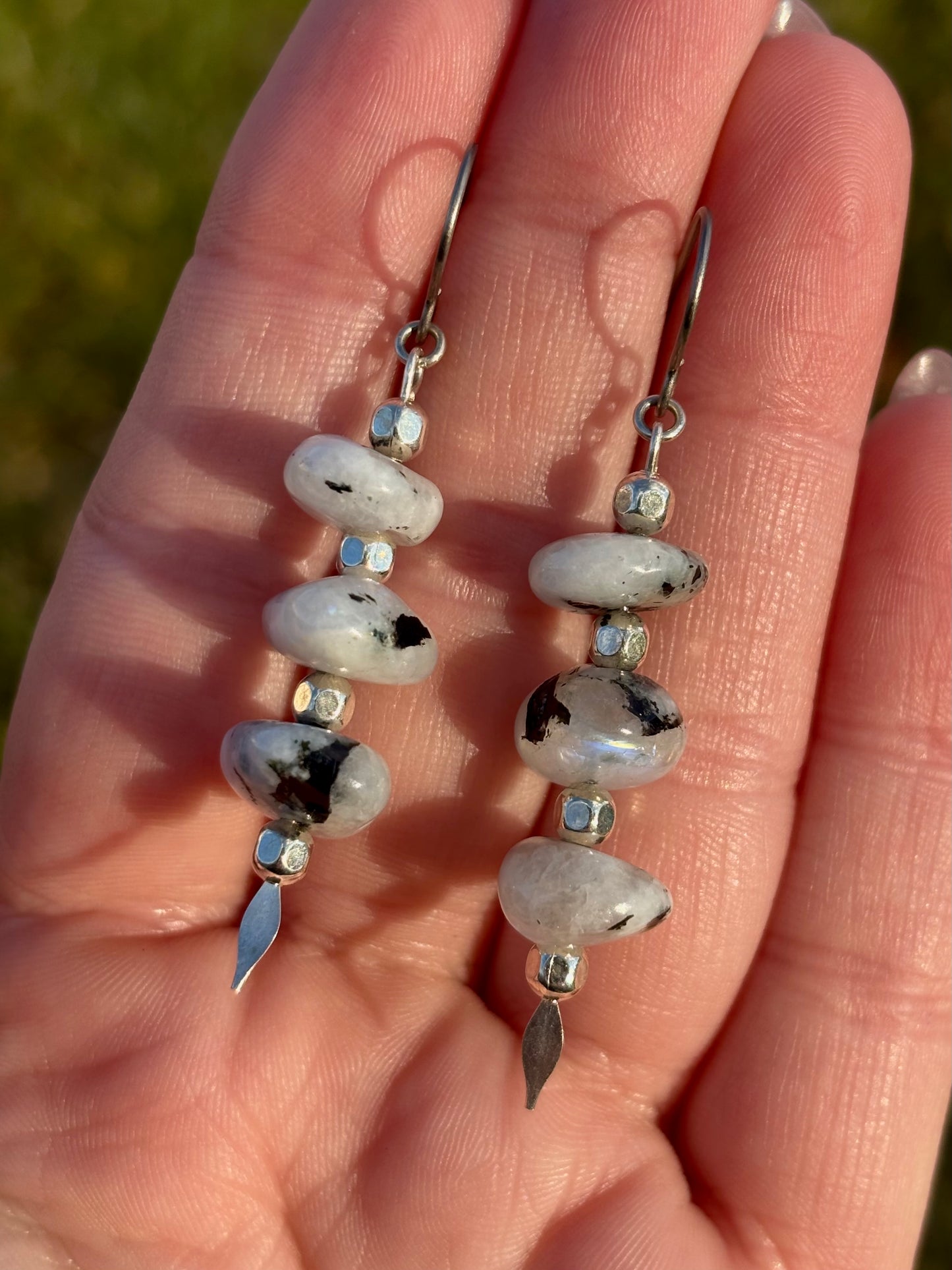 Chunky Moonstone Earrings