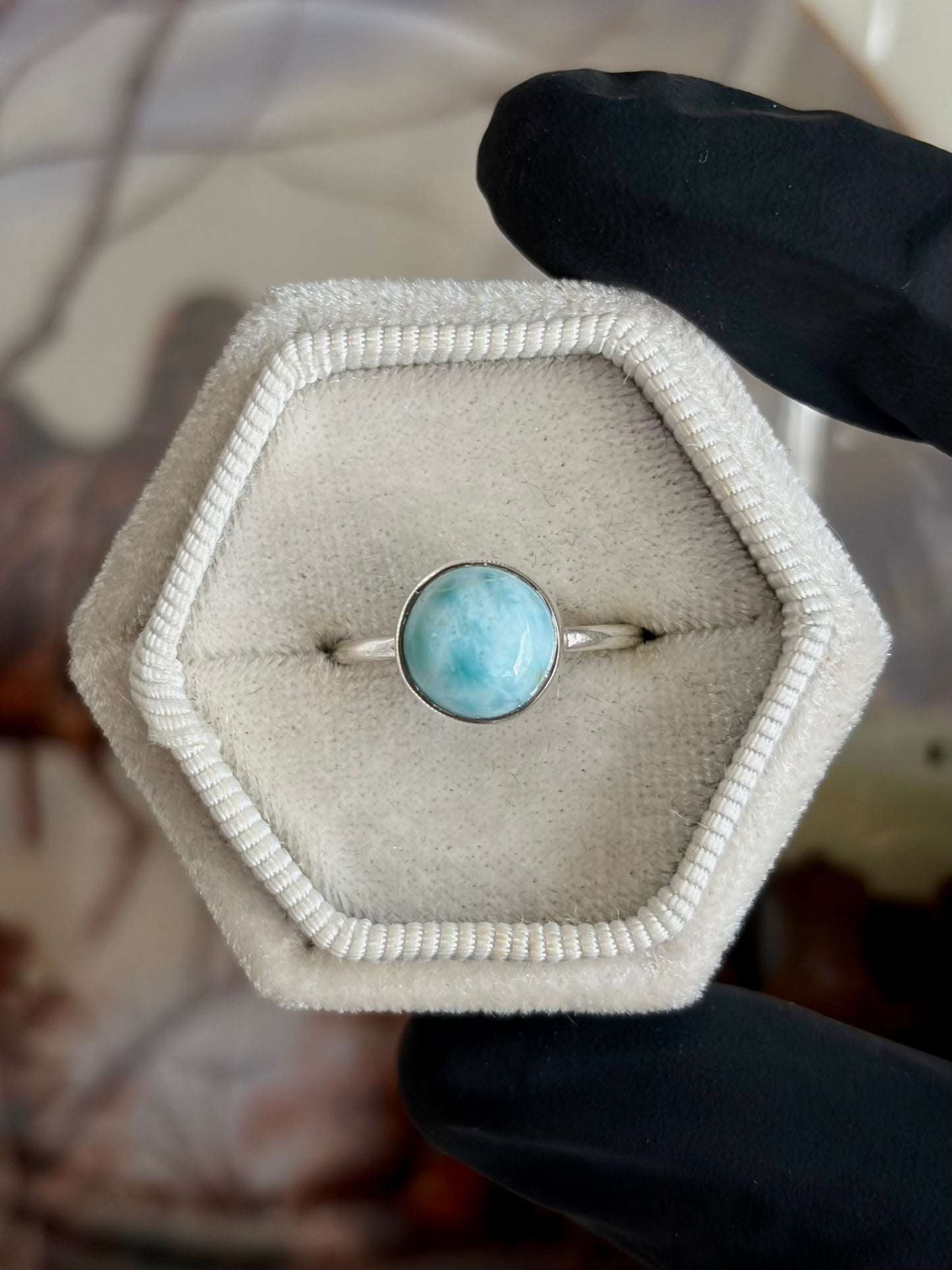 Larimar Ring - Size 6