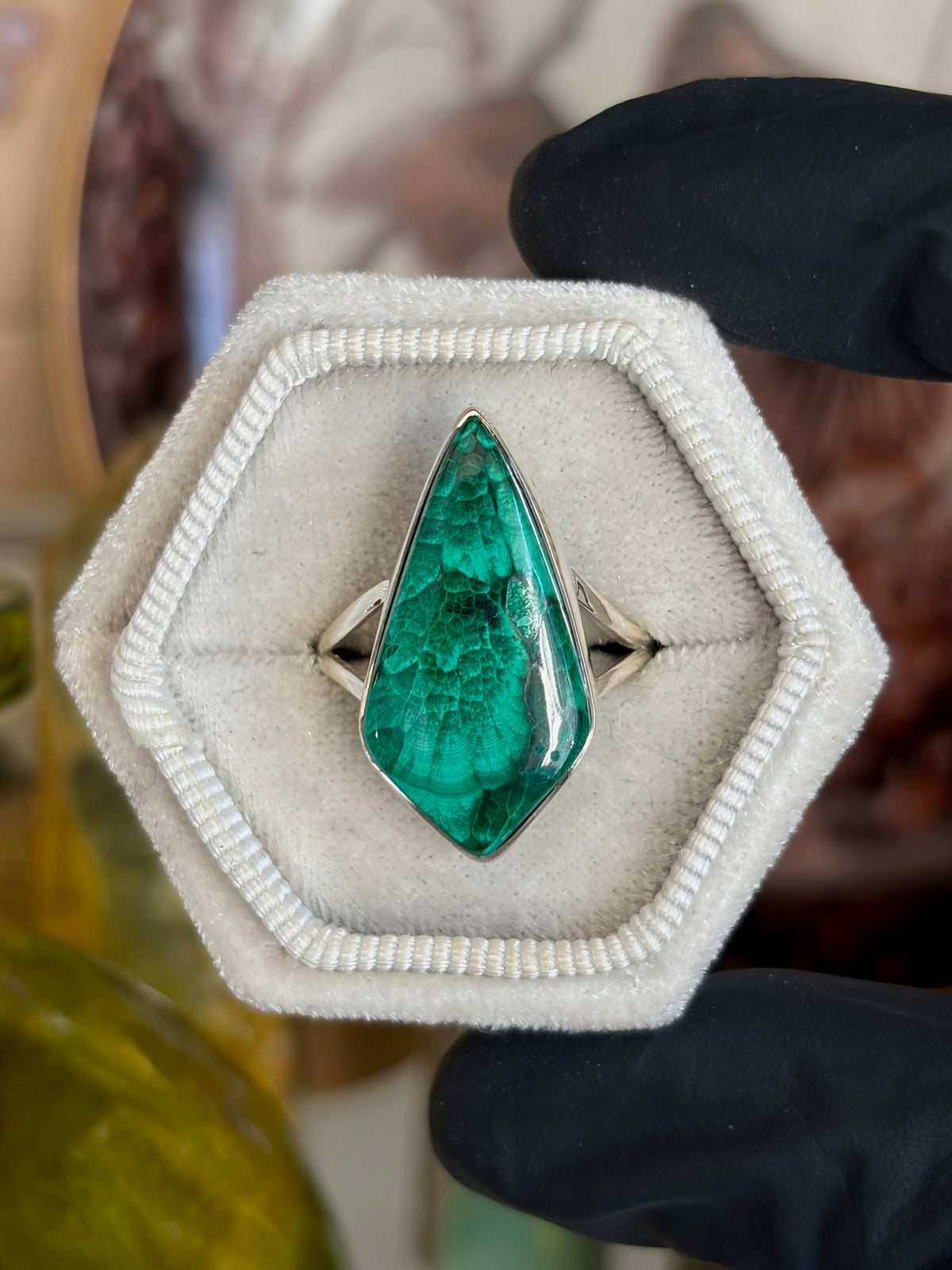 Malachite Ring - Size 9