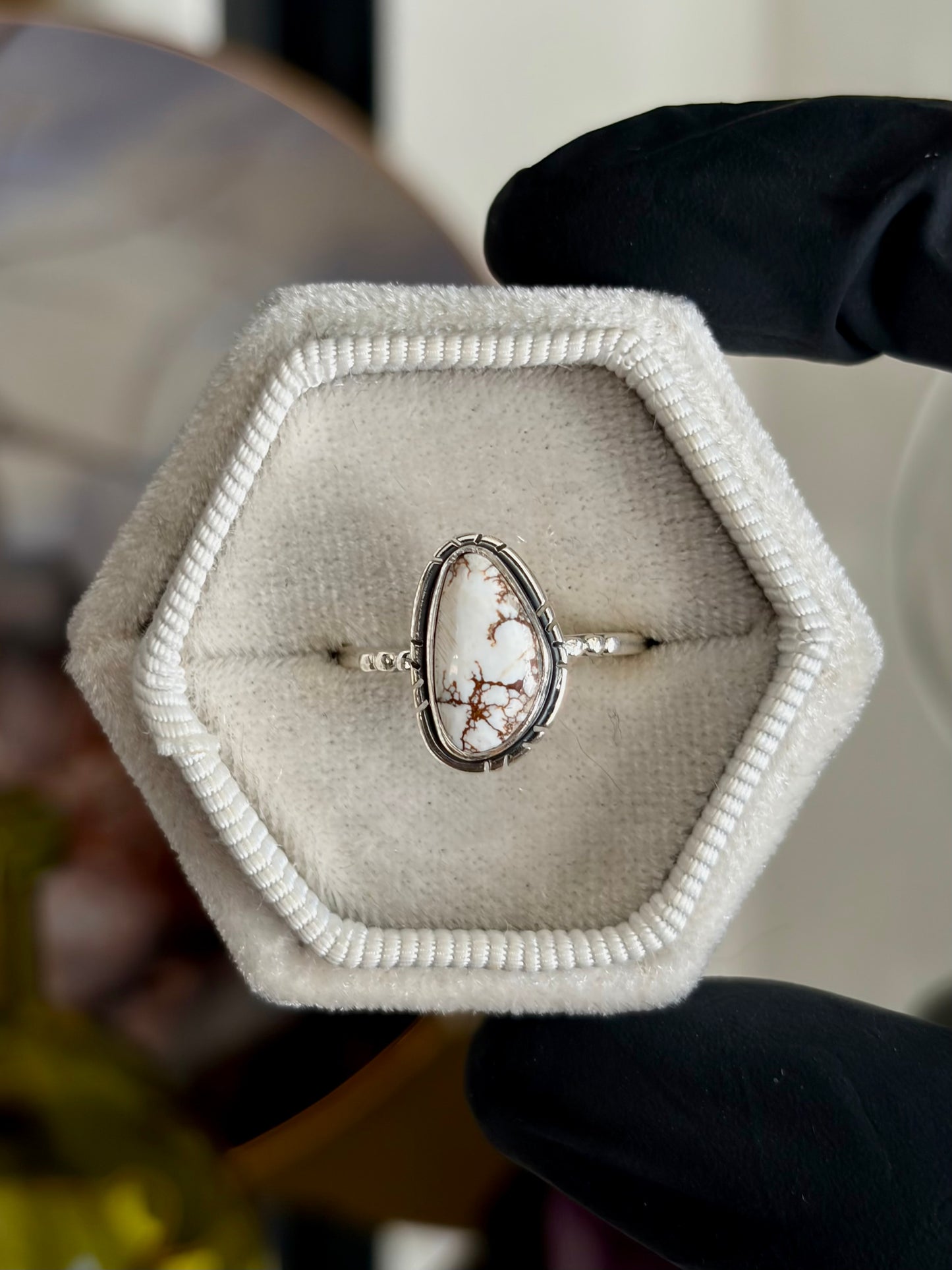 Wild Horse Magnesite Ring - Size 8