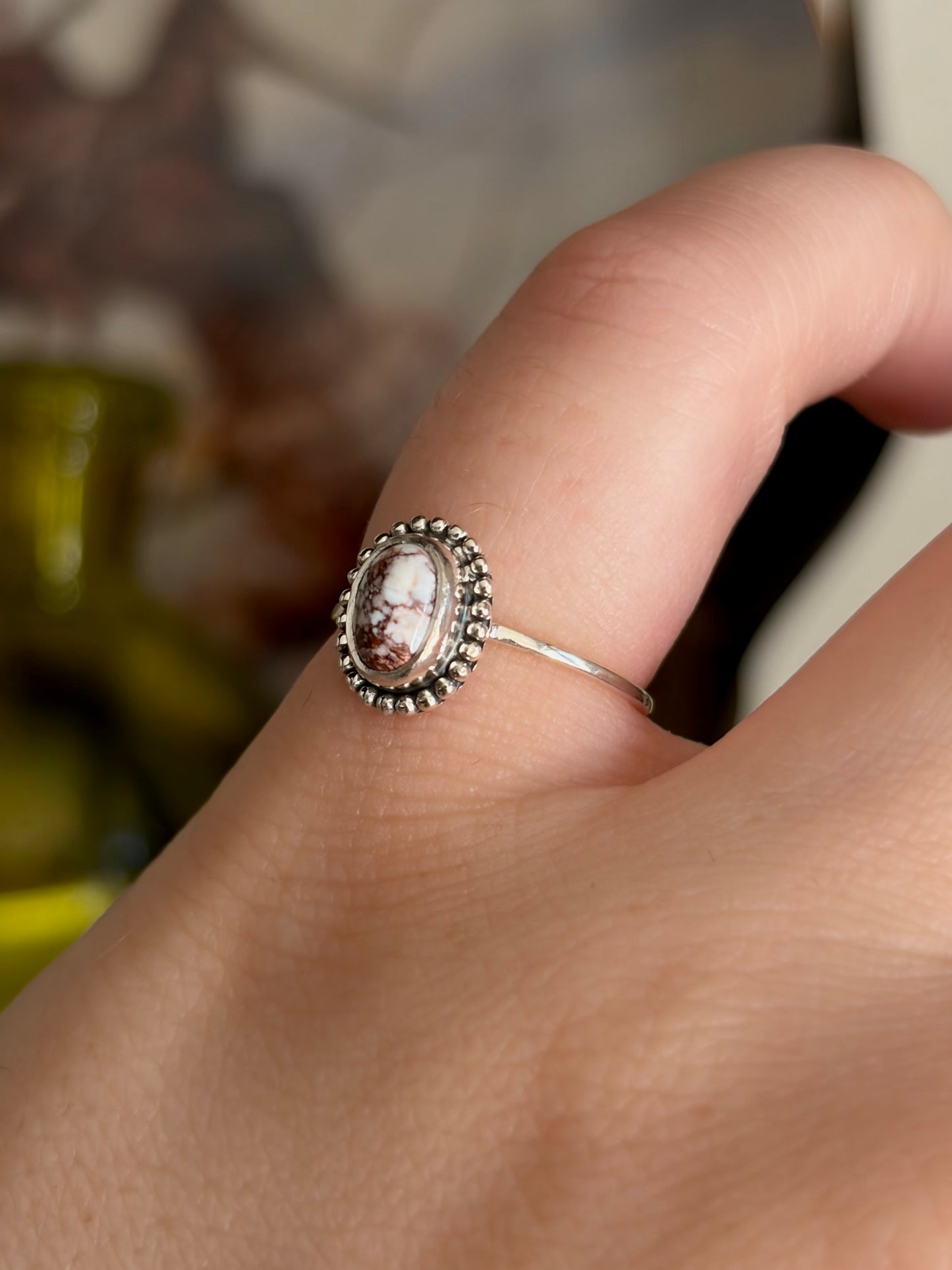 Wild Horse Magnesite Ring - Size 5