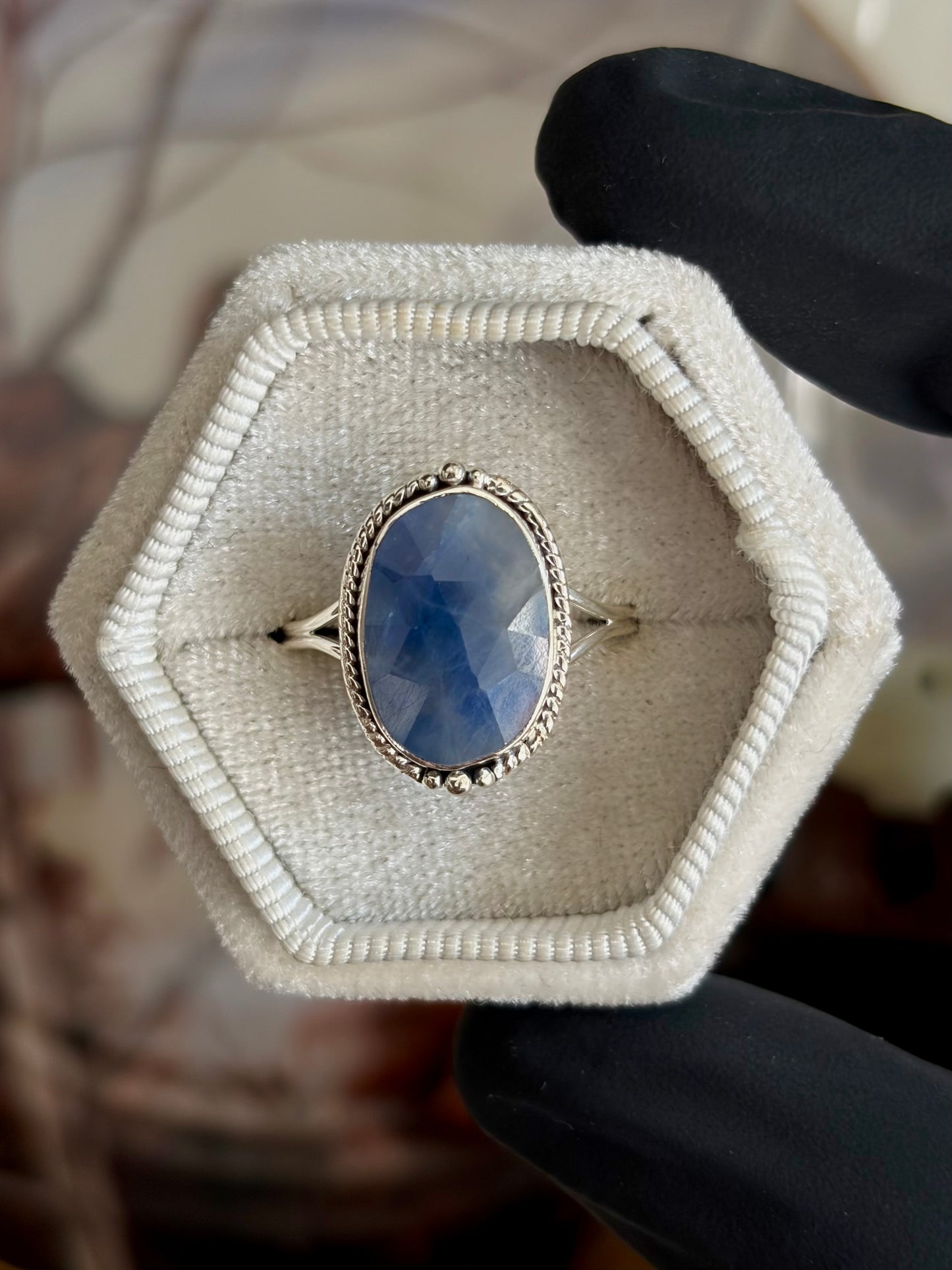 Blue Sapphire Ring - Size 10