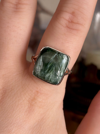 Seraphinite Ring - Size 10