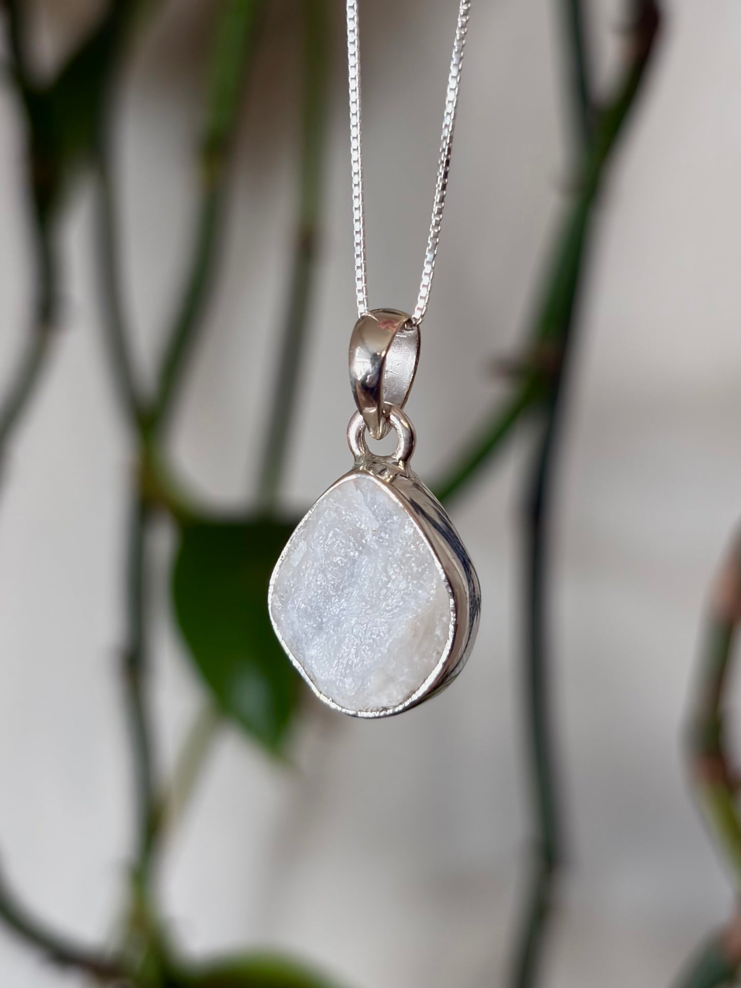 Rough Moonstone Necklace