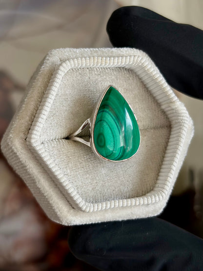 Malachite Ring - Size 6