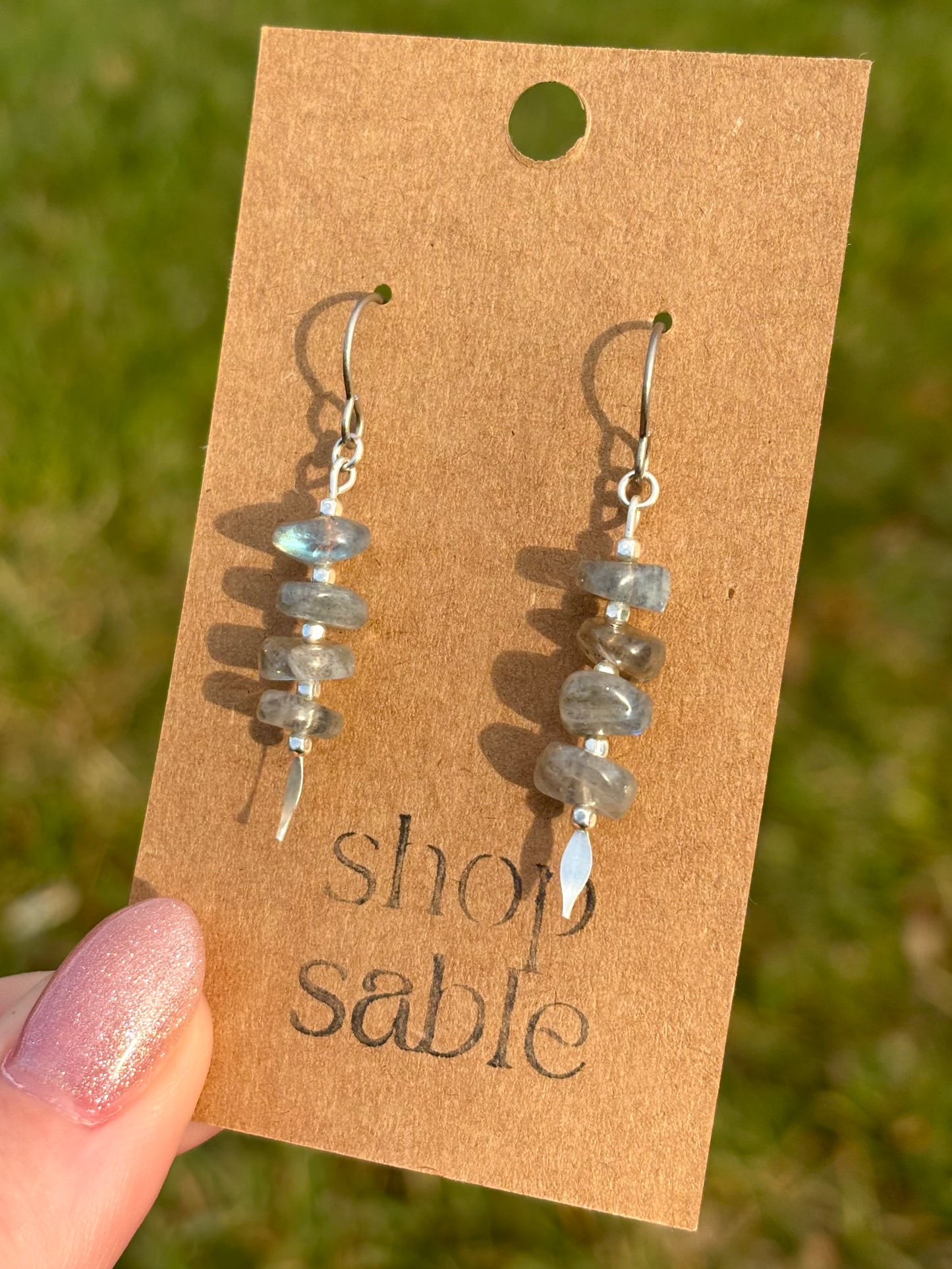 Labradorite Earrings