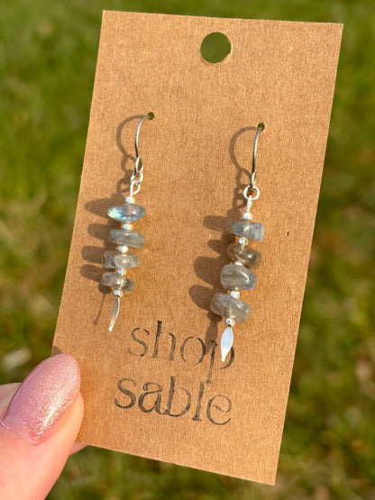 Labradorite Earrings