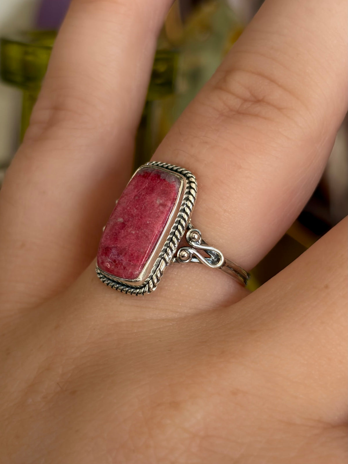 Thulite Ring - Size 6