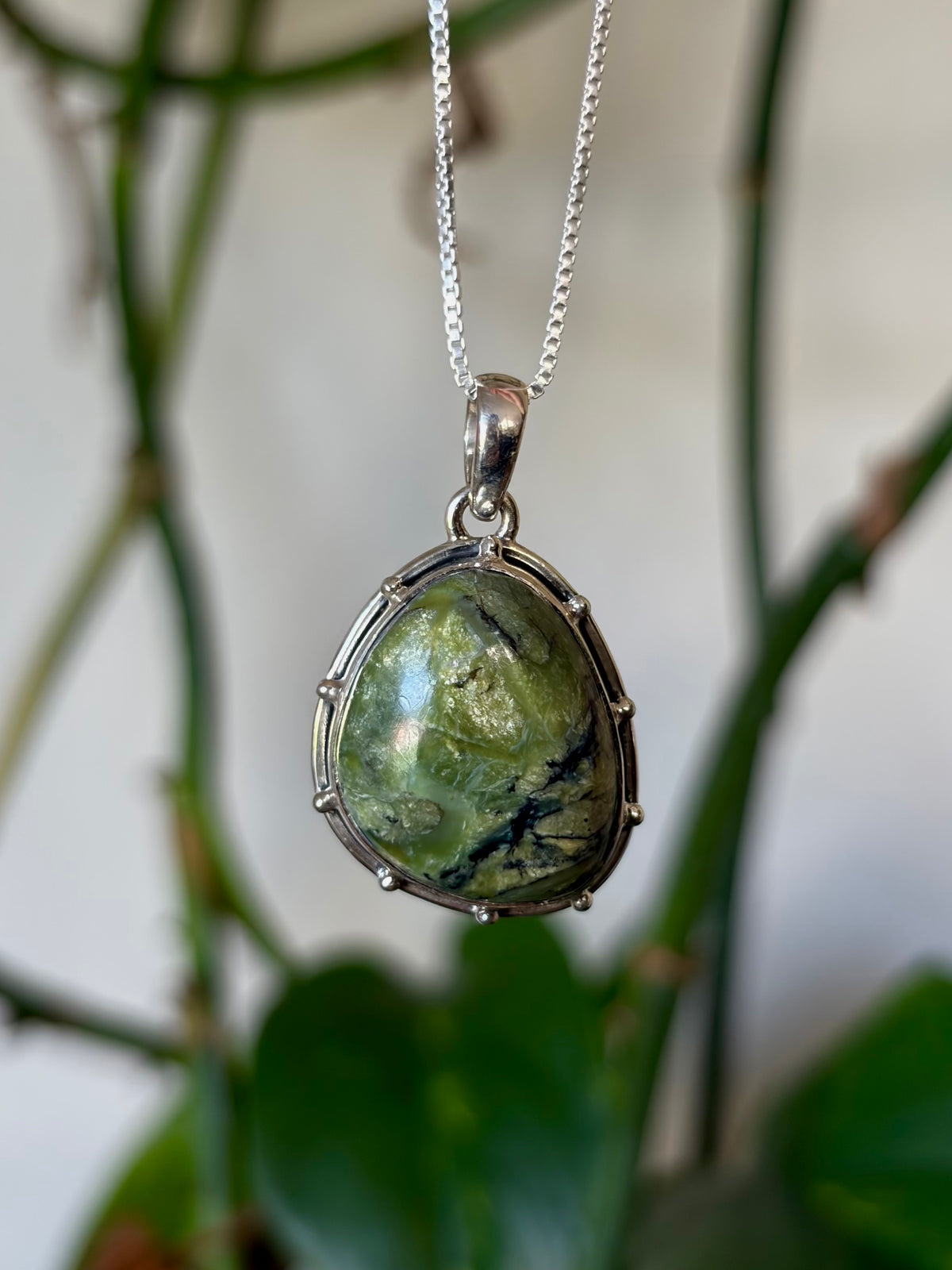 Green Swiss Opal Necklace