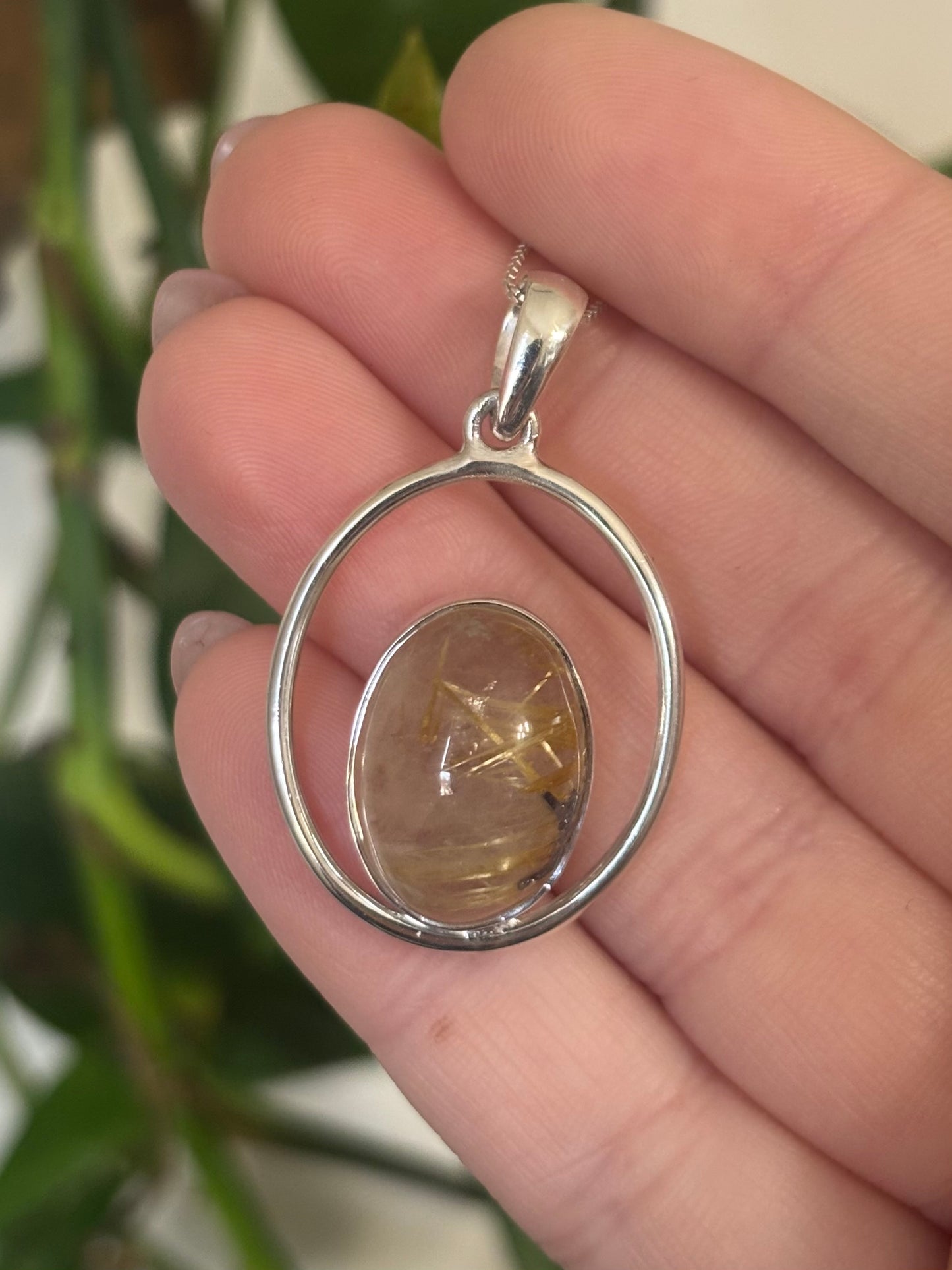 Golden Rutile Tourmaline Necklace