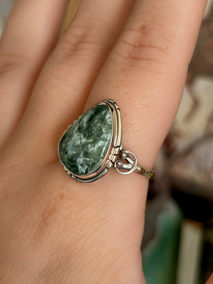 Seraphinite Ring - Size 10