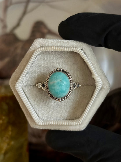 Amazonite Ring - Size 9