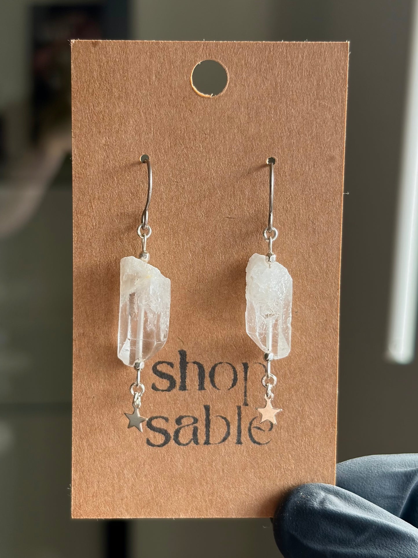 Prism Quartz Earrings