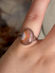 Botswana Agate Ring - Size 6