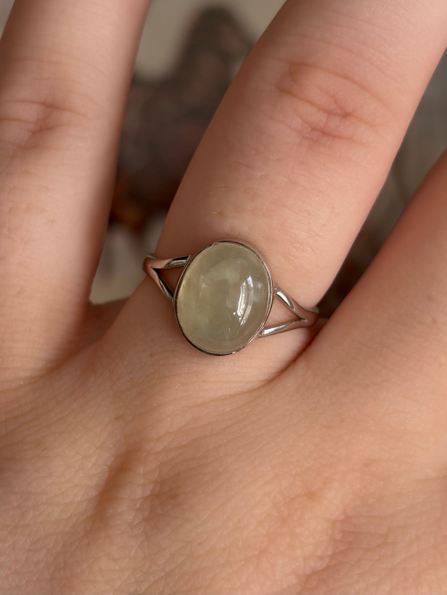 Prehnite Ring - Size 7