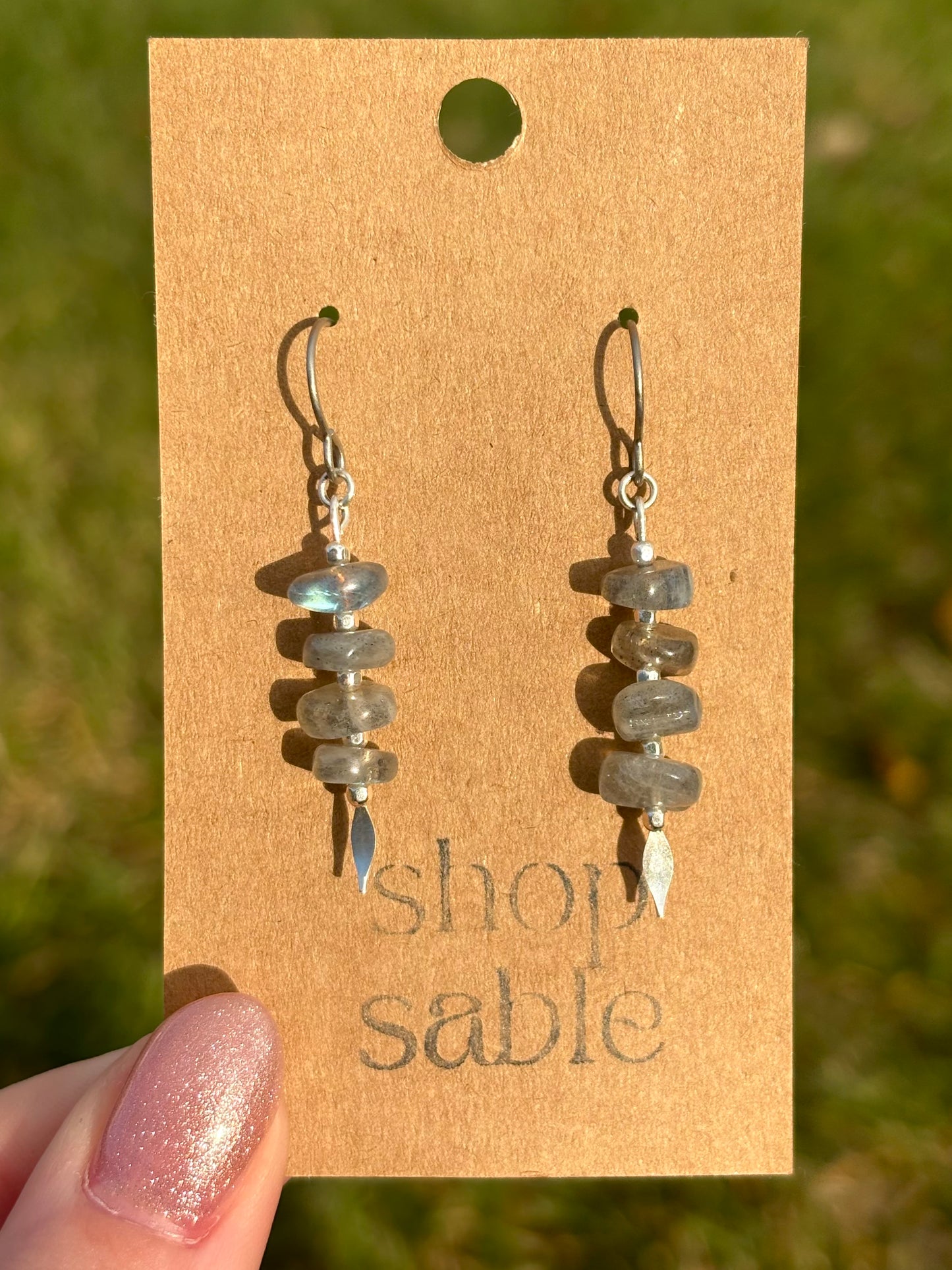 Labradorite Earrings