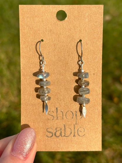 Labradorite Earrings