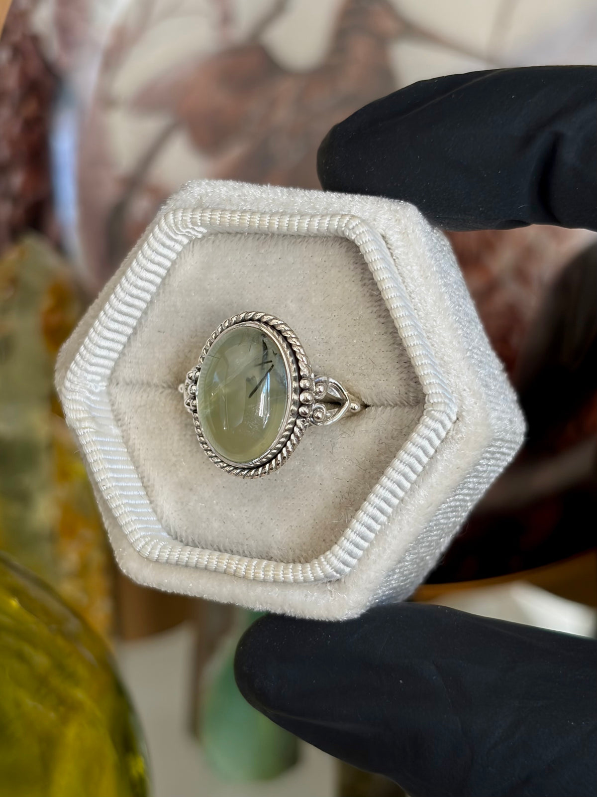 Prehnite Ring - Size 8