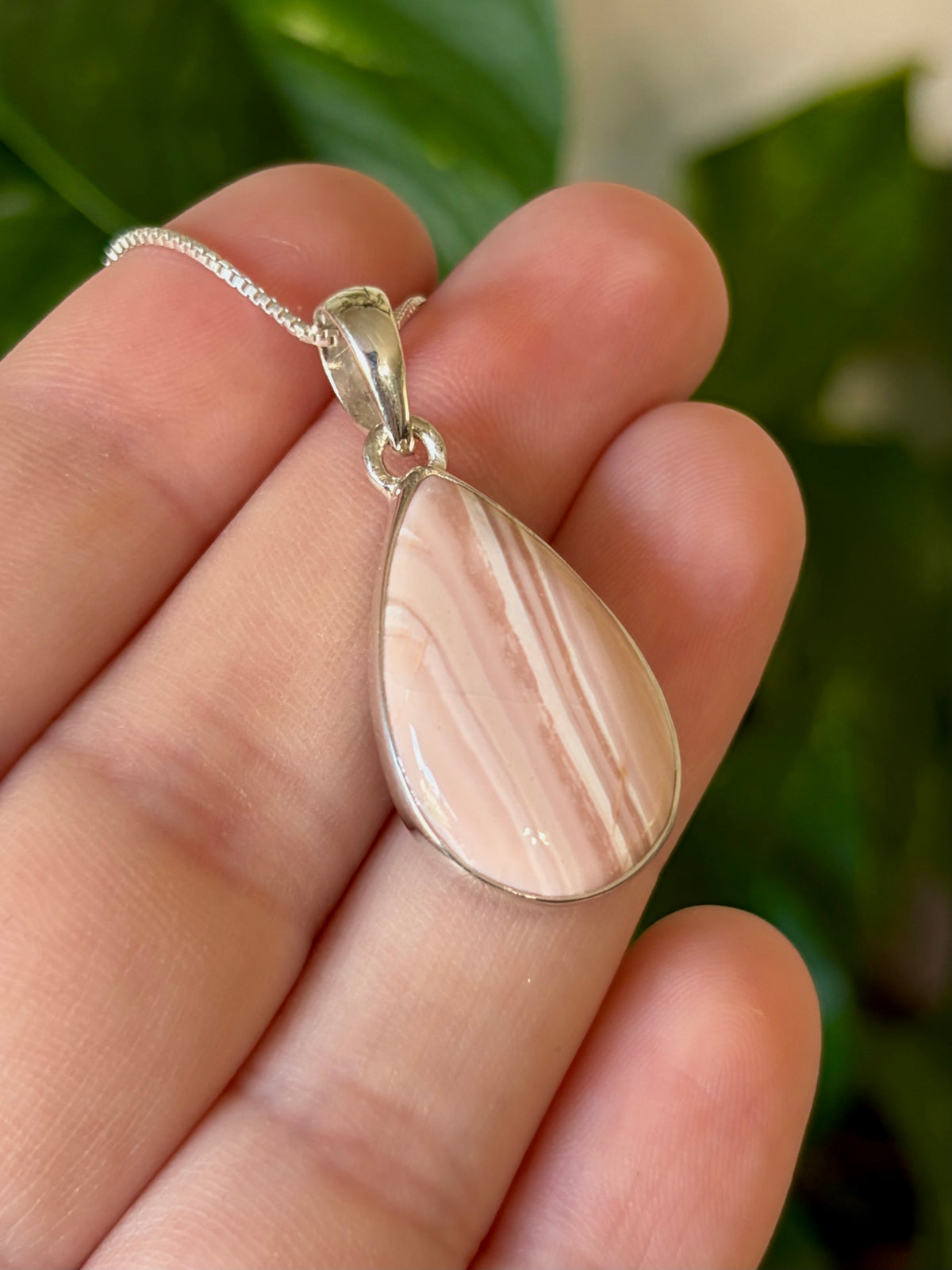 Pink Opal Necklace