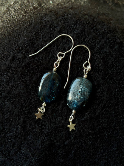 Kyanite Star Earrings