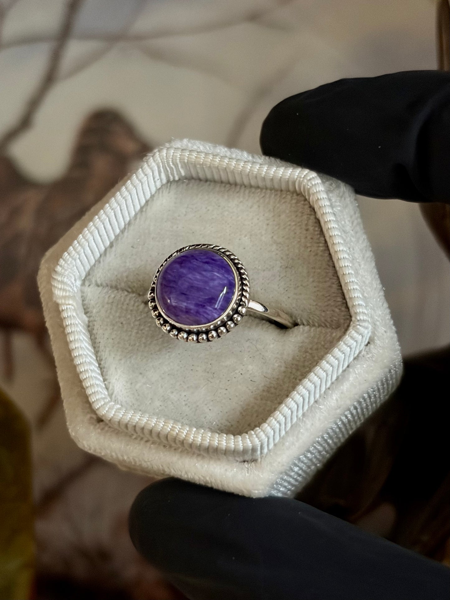 Charoite Ring - Size 9